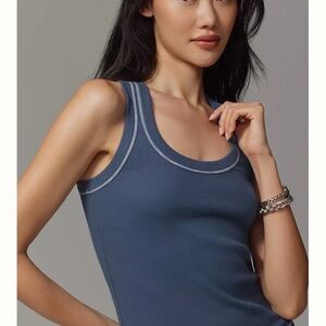 Anthropologie Pilcro | Blue Tank Top | Large | Lightly worn